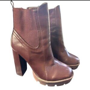 Lemonade Atlas Chucky Heel Side Zip Women’s Platforms Size 9